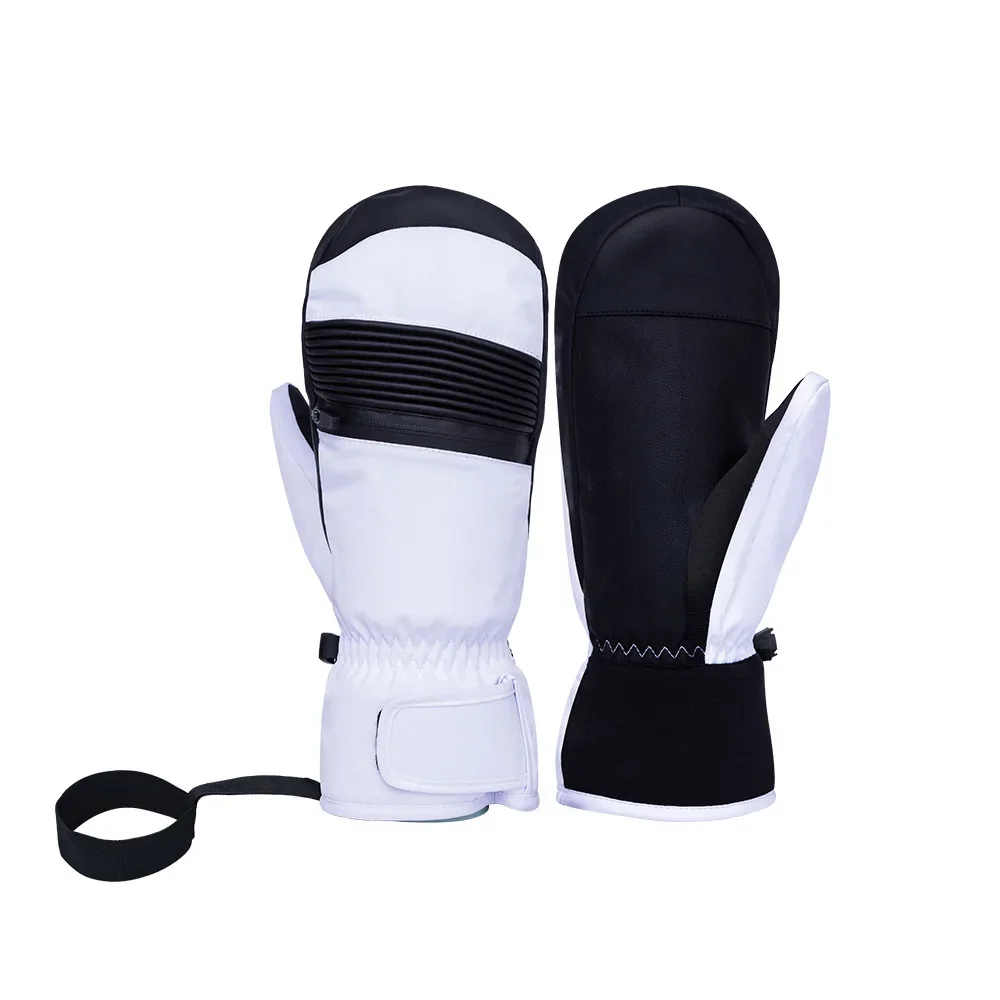 

Уличные ветрозащитные лыжные варежки, теплые толстые перчатки для сноуборда, зимние водонепроницаемые лыжные перчатки с сенсорным экраном
