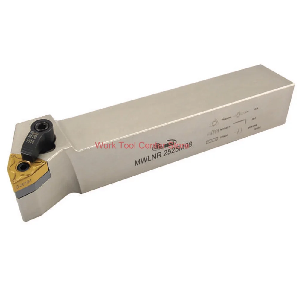 

95 ° 42CrMo Вставка токарного инструмента Держатель стержня MWLNL MWLNR1616H08/2020K08/2525M08/3232P08 06 HANSHIBA Аксессуары для токарных станков по металлу