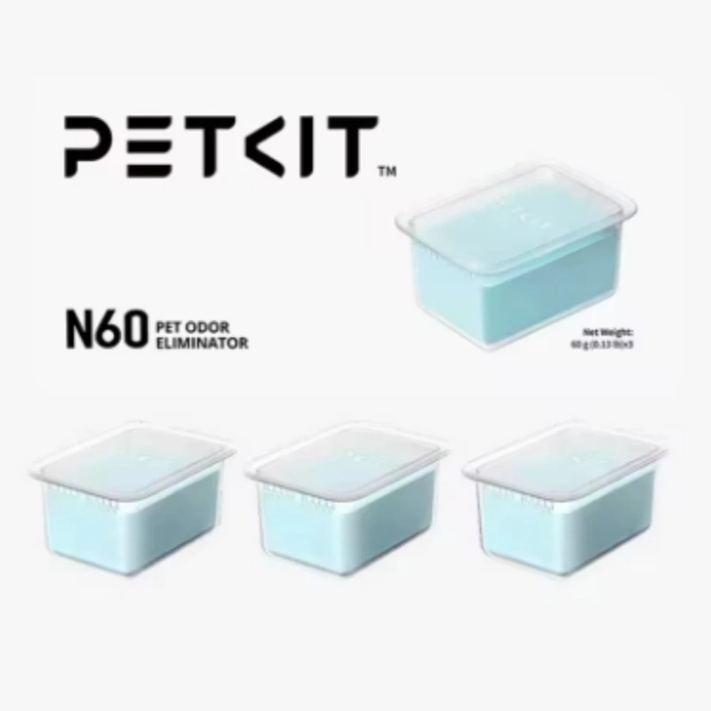 

Petkit Pet Odor Eliminator N60 Exclusive for PUROBOT Ultra Self-Cleaning Cat Litter Box, Cat Toilet Odor Control(Pack of 3)
