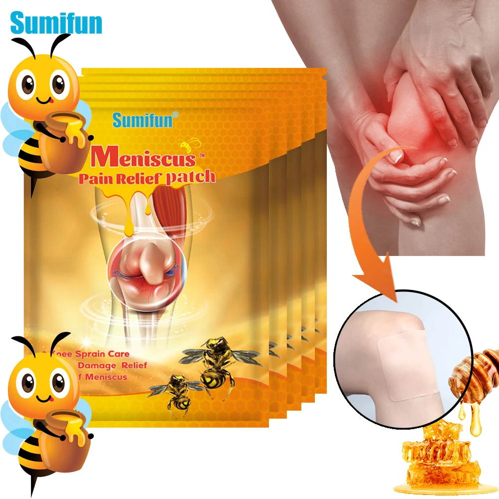 

4/12/20Pcs Sumifun Bee Venom Pain Relief Patch Joint Muscle Meniscus Knee Ache Arthritis Synovitis Analgesia Medical Health Care