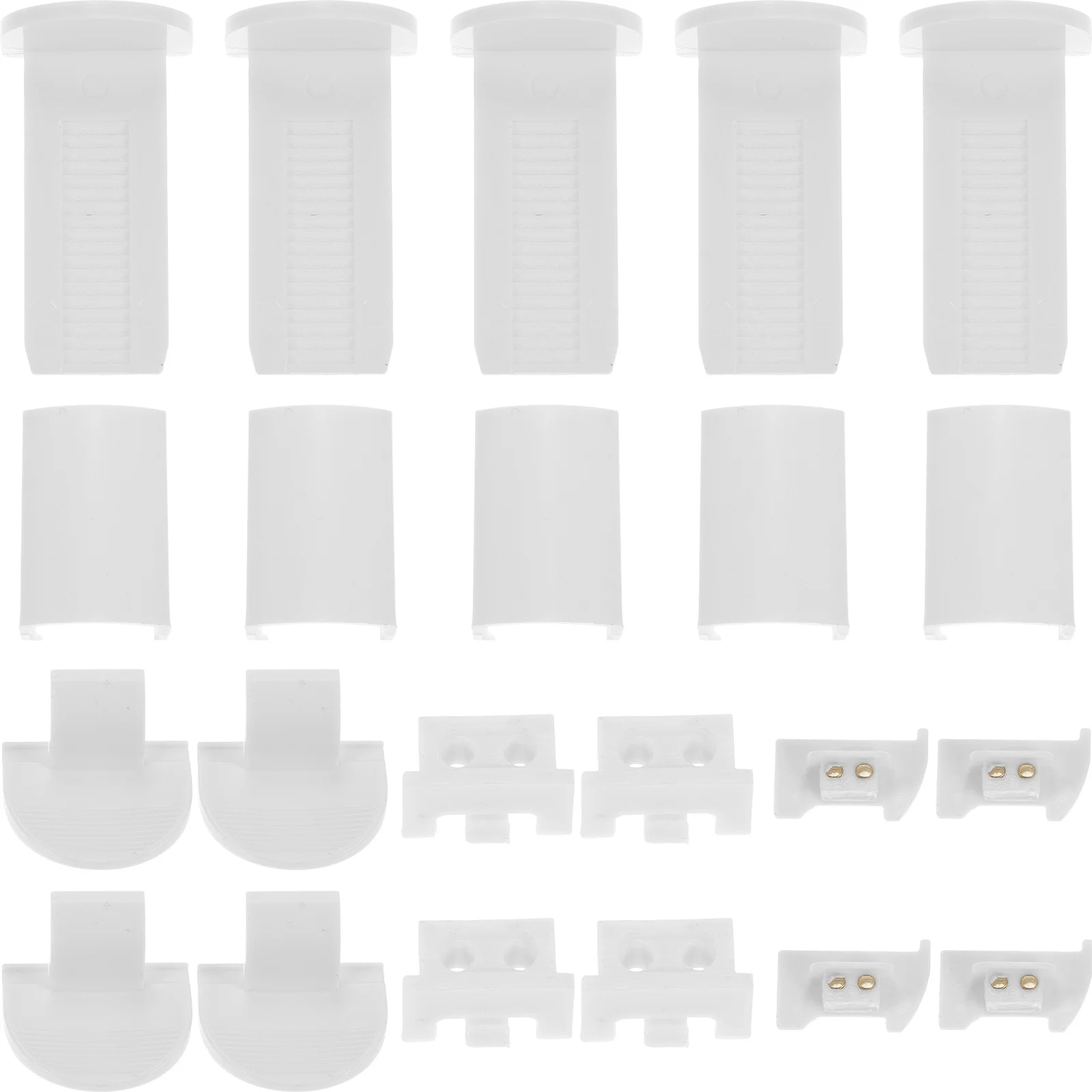 

32Pcs Pleated Blind Repair Parts Plastic Replacement Tabs Easy Fix Broken Window Blind Accessories Classic White