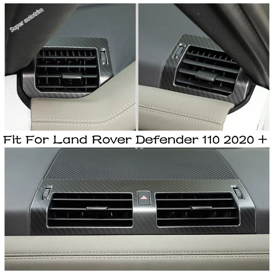 

Central Control Dashboard Air AC Conditioning Vent Outlet Frame Cover Trim Accessories For Land Rover Defender 110 2020 - 2022