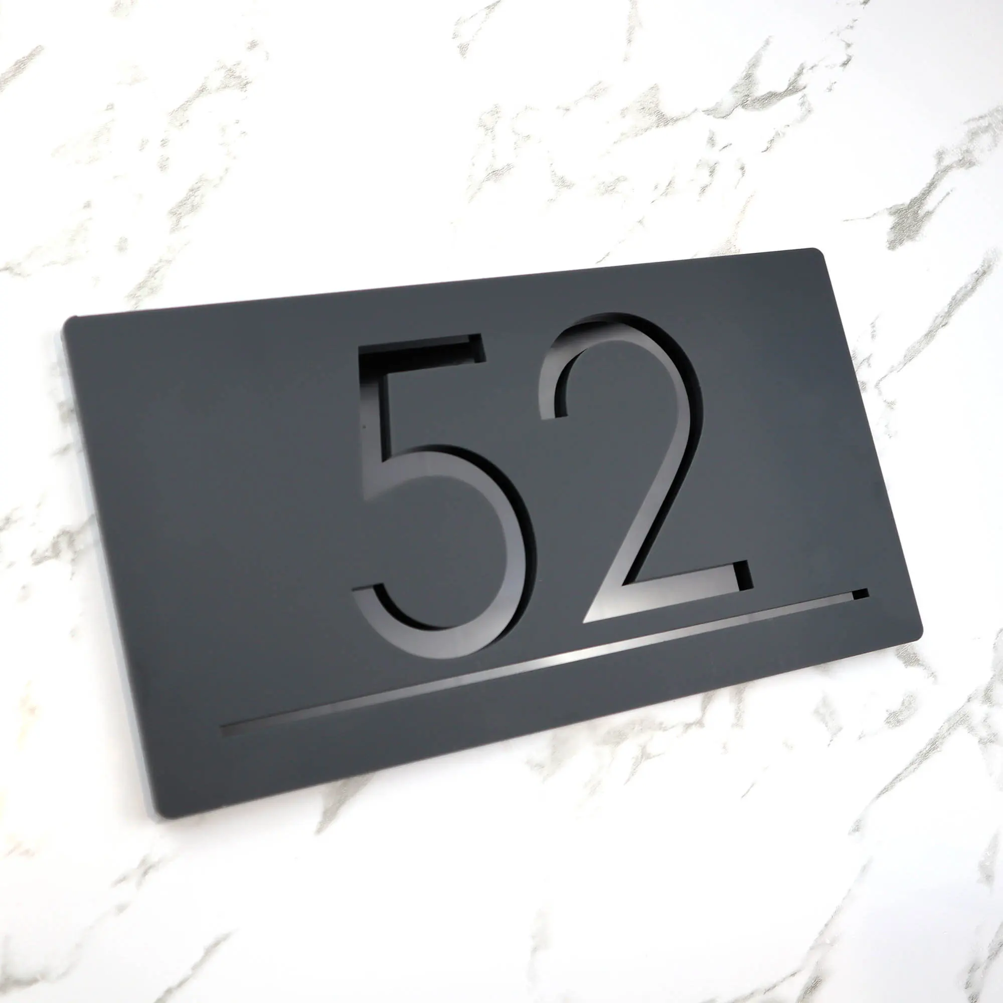 

Custom Laser Cut Matt Mirror Private Customization Personalised Door Numbers House Sign Plaques Personalised Laser Number