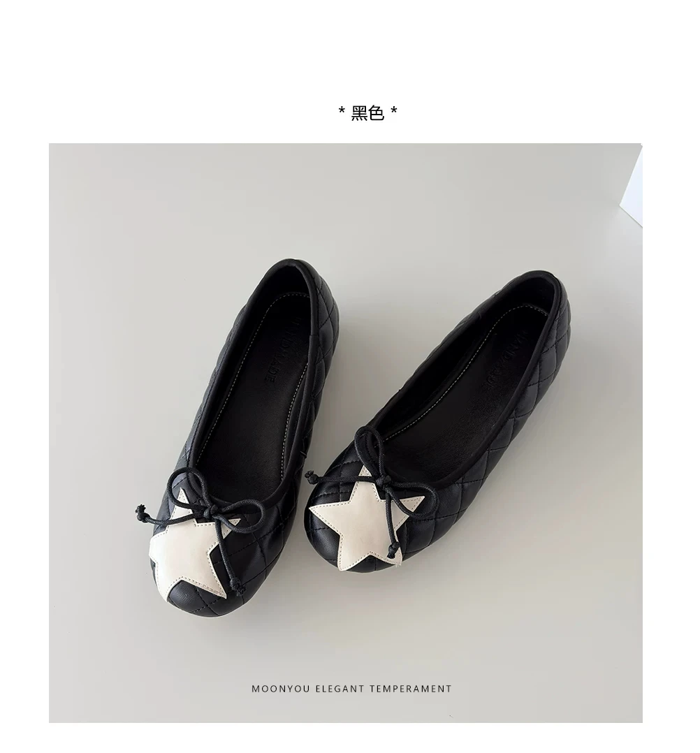 Heiße Retro-Schleifen-Mary-Jane-Ballerinas für Damen 2026 Neu Vielseitig Schlankmachend Ultra-Weich