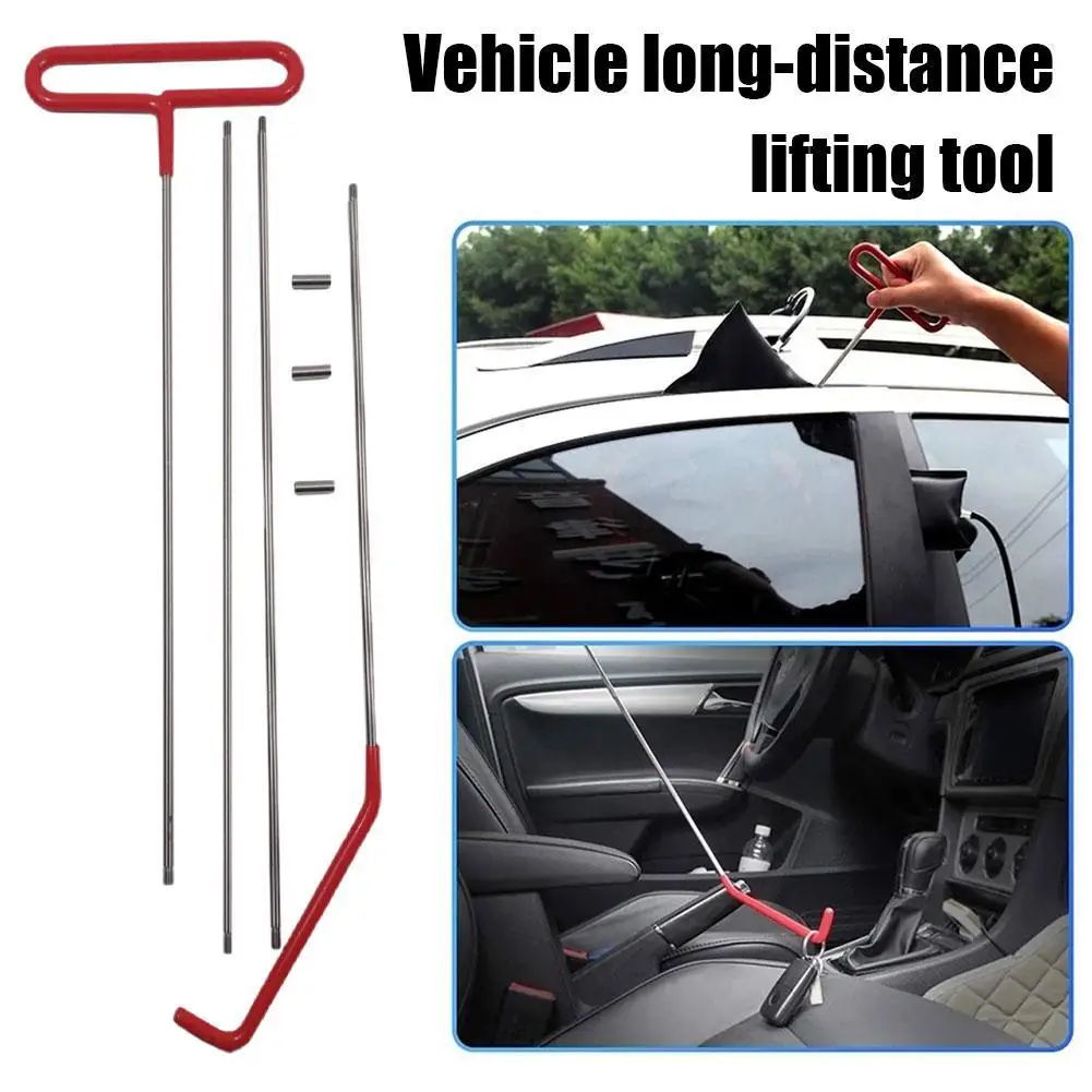 

New Car Wedge Pump Locksmith Thickened Door Repair Air Cushion Emergency Open Unlock Tool Kit With Long Reach Grabber