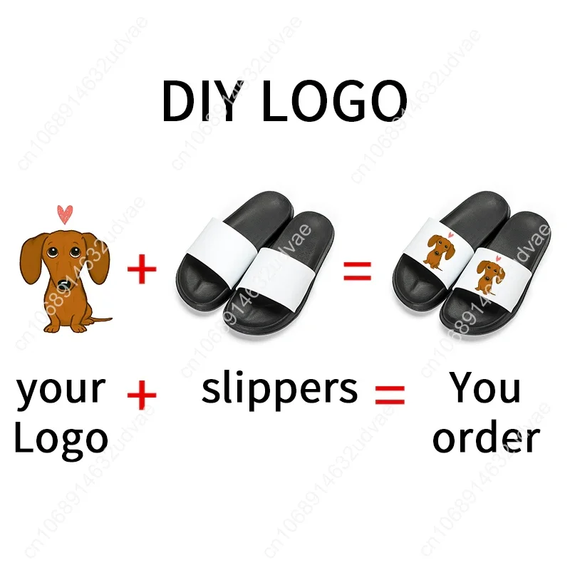 Benutzer definierte mit Logo Hausschuhe Männer Hausschuhe personal isierte Schuhe Geschenk Flip-Flops benutzer definierte Marke Hausschuhe Unisex