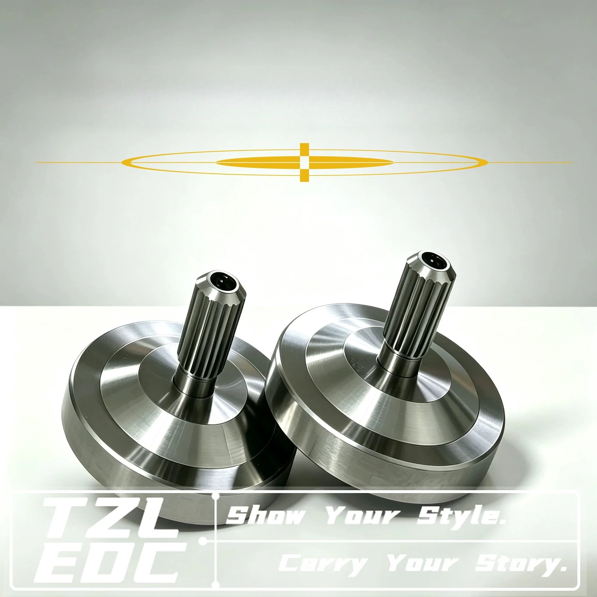 304 Stainless Steel Fidget Spinner, Leisure Stress Relief Toy, Long Spin Time, Silent High Speed Rotation