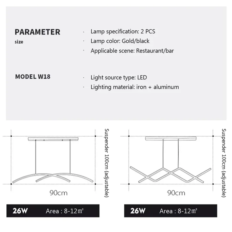 Nordic Led Hanglamp Minimalistische Aluminium Kroonluchter Slaapkamer Voor Eetkamer Keuken Bar Restaurant Home Decor Led Verlichting