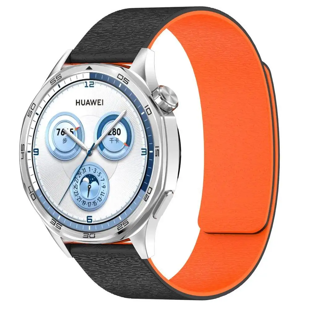 18mm 20mm 22mm マグネット式シリコンバンド Huawei GT5 Pro 42/46mm GT4/5 41mm スポーツ メンズストラップ Samsung Galaxy 7 6 5 44mm 40mm対応