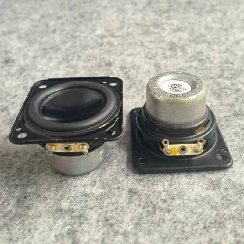 SOTAMIA 2Pcs 1.75 Inch Full Range Audio Speaker 4 Ohm 5W Aluminum Basin Waterproof Speaker 48x44mm Loudspeaker for JBL Flip4