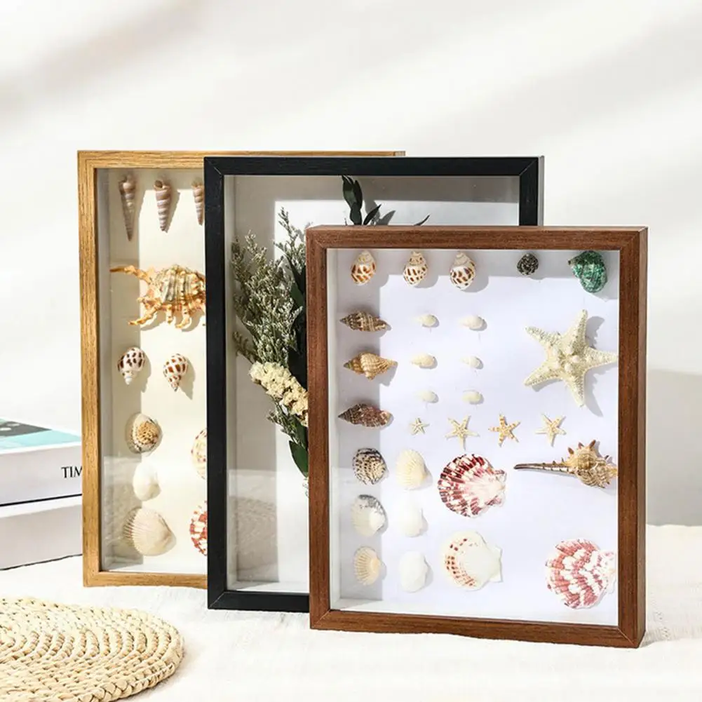 Creative Hollow Dried Flower Plant Photo Frame Handmade DIY Display 3D Picture Frame Deep Large Shadow Box Display Case 액자