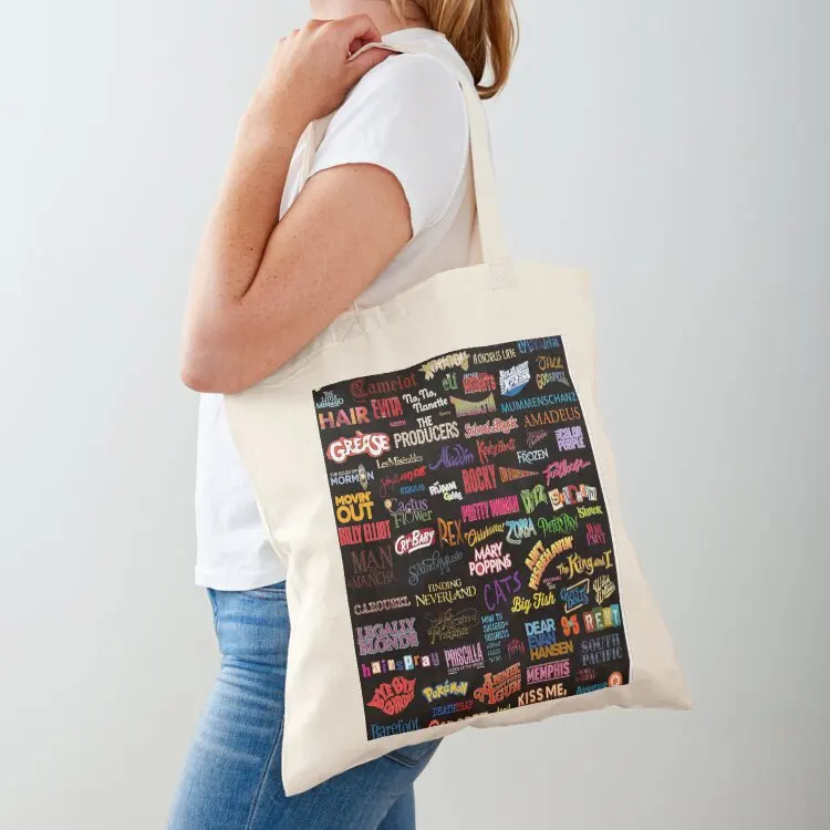 

Broadway Musicals Tote Bag eco bag folding Women's shopping bag Women's beach bags Shopper