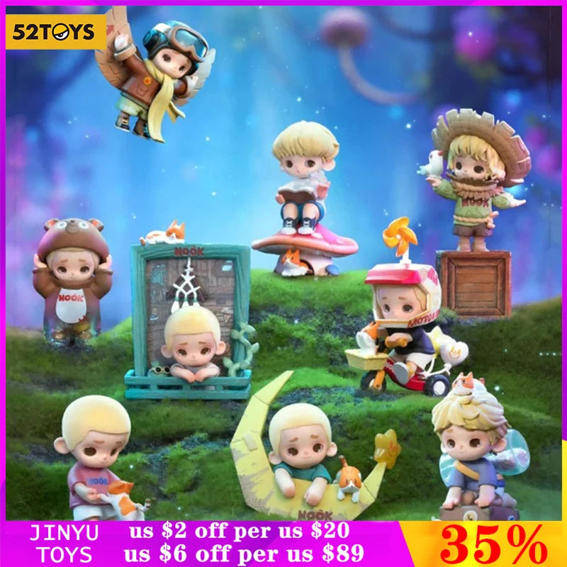 Original Nook Little World Series Mystery Box Toys Cute Anime Action Figure Dolls Cartoon Model Girls Birthday Collection Gifts