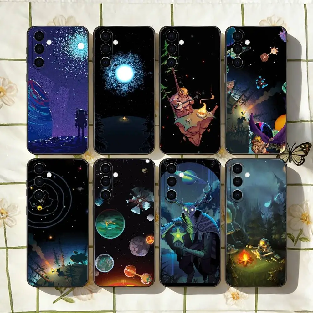 Cool Outer W-Wilds Phone Case For Samsung Galaxy A73,A72,A71,A70,A53,A52,A51,Soft Silicone Black Cover