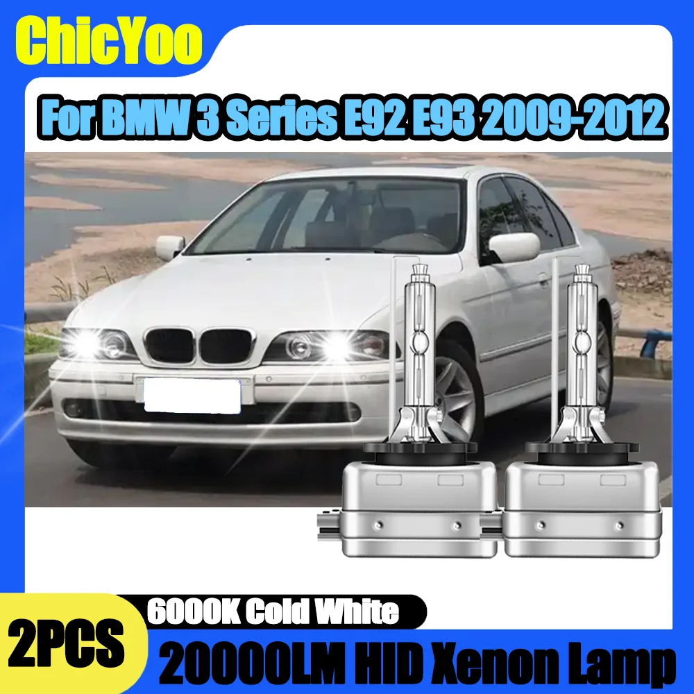 

2X 35W D1S HID Xenon Headlamp Bulbs Car Front Lights 20000LM Canbus LED Headlights For BMW 3 Series E92 E93 2009 2010 2011 2012