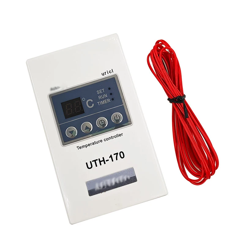 تخصيص UTH-170 فيلم التدفئة Termostato شاشة الكريستال السائل Saunas منظم الحرارة مع تشغيل مفتاح اللمس