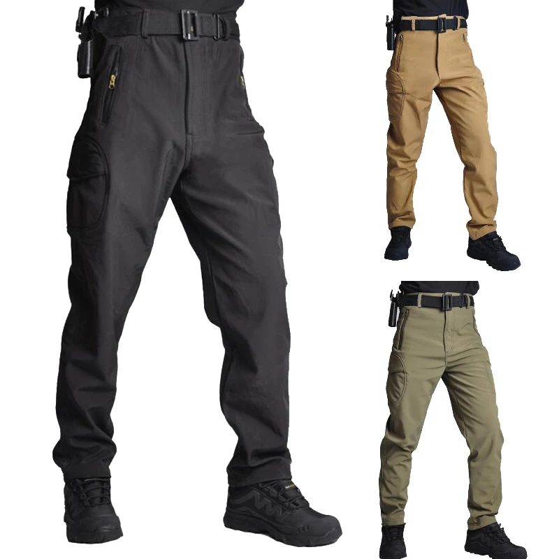 

Tactical Quick Dry Cargo Pants for Men,Straight Trousers,Hiking, Camping,Trekking,Breathable Army,Military Style,Black,Khaki,Cam