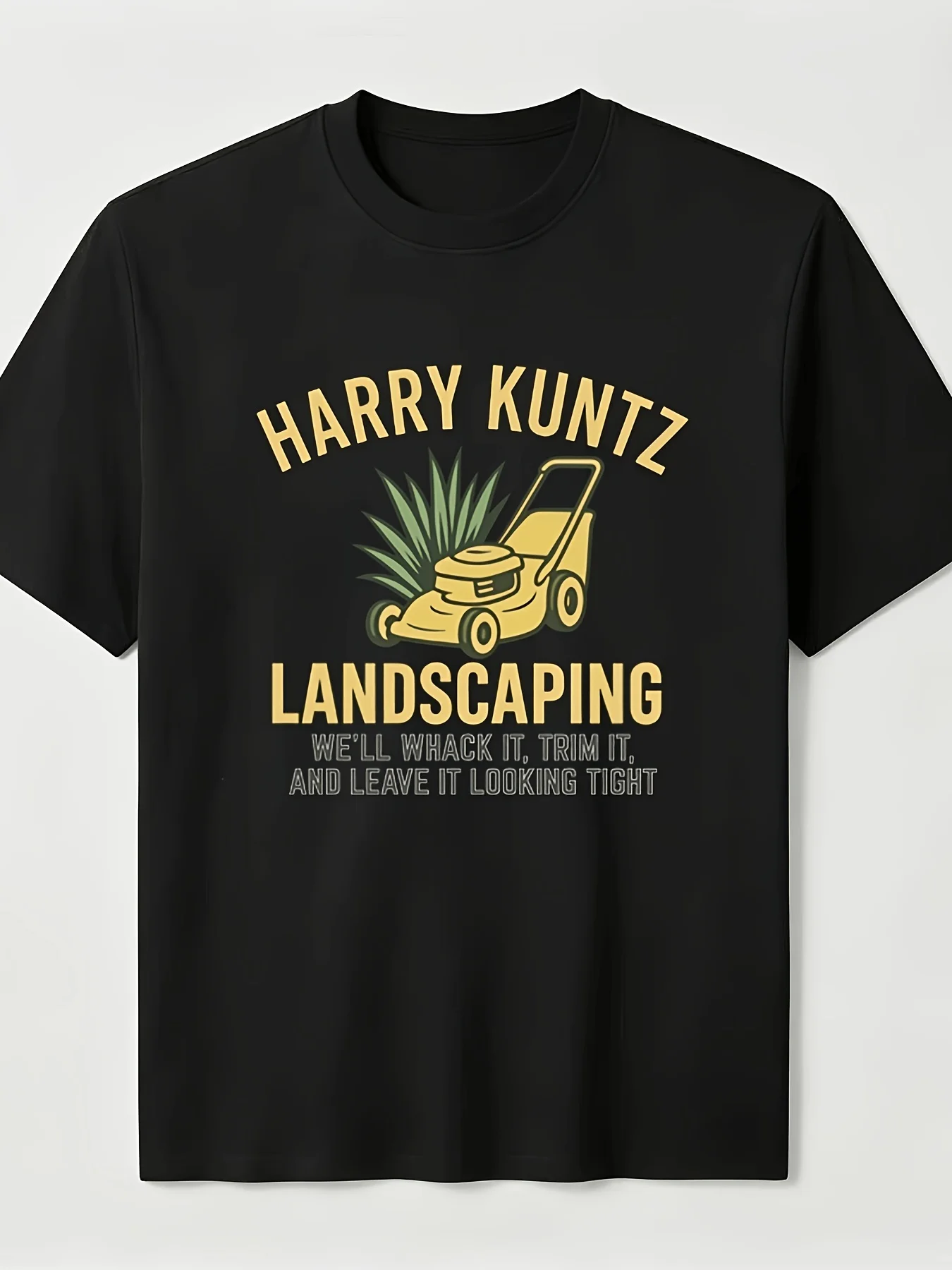 Funny Inappropriate Harry Kuntz Landscape Architect Parody T-Shirt Vintage Suitable for All Seasons Micro-Stretch Fabric
