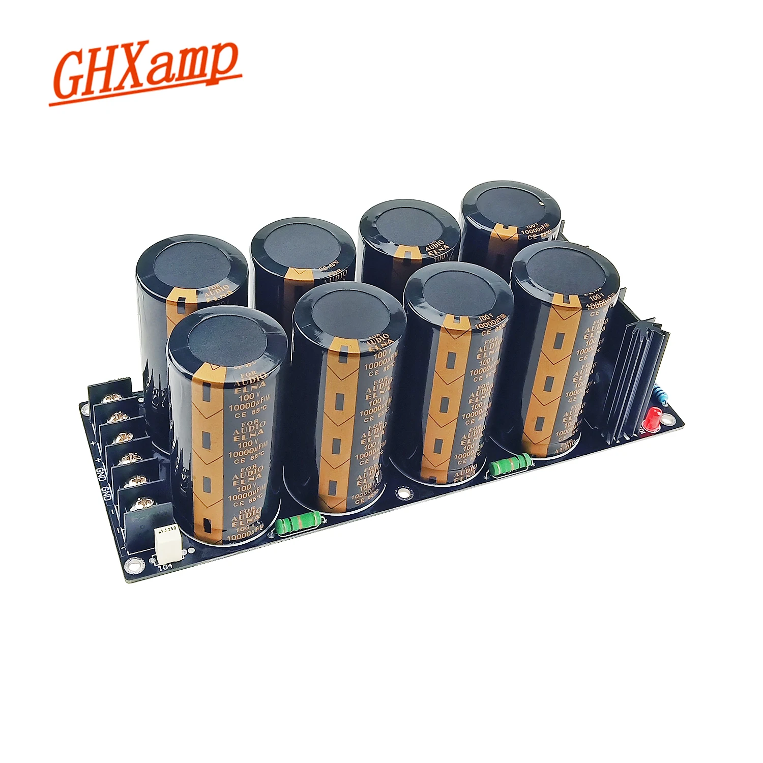 

Плата блока питания для усилителя звука Ghxamp 120A с фильтром-выпрямителем, высокомощный выпрямитель Шоттки, фильтр 10000 мкФ 100В, 1 шт.