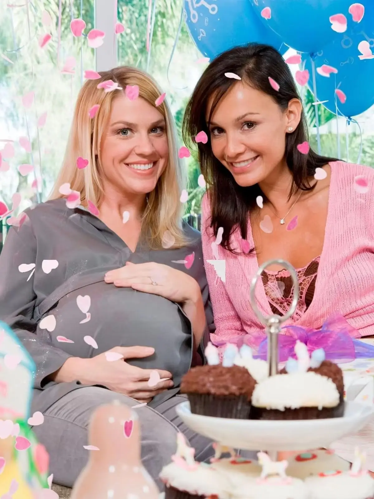 10 Stück Gender Reveal Konfetti-Ballon-Salutkanone, Er oder Sie Baby Junge oder Mädchen Party-Zubehör Dekoration – Detail 3