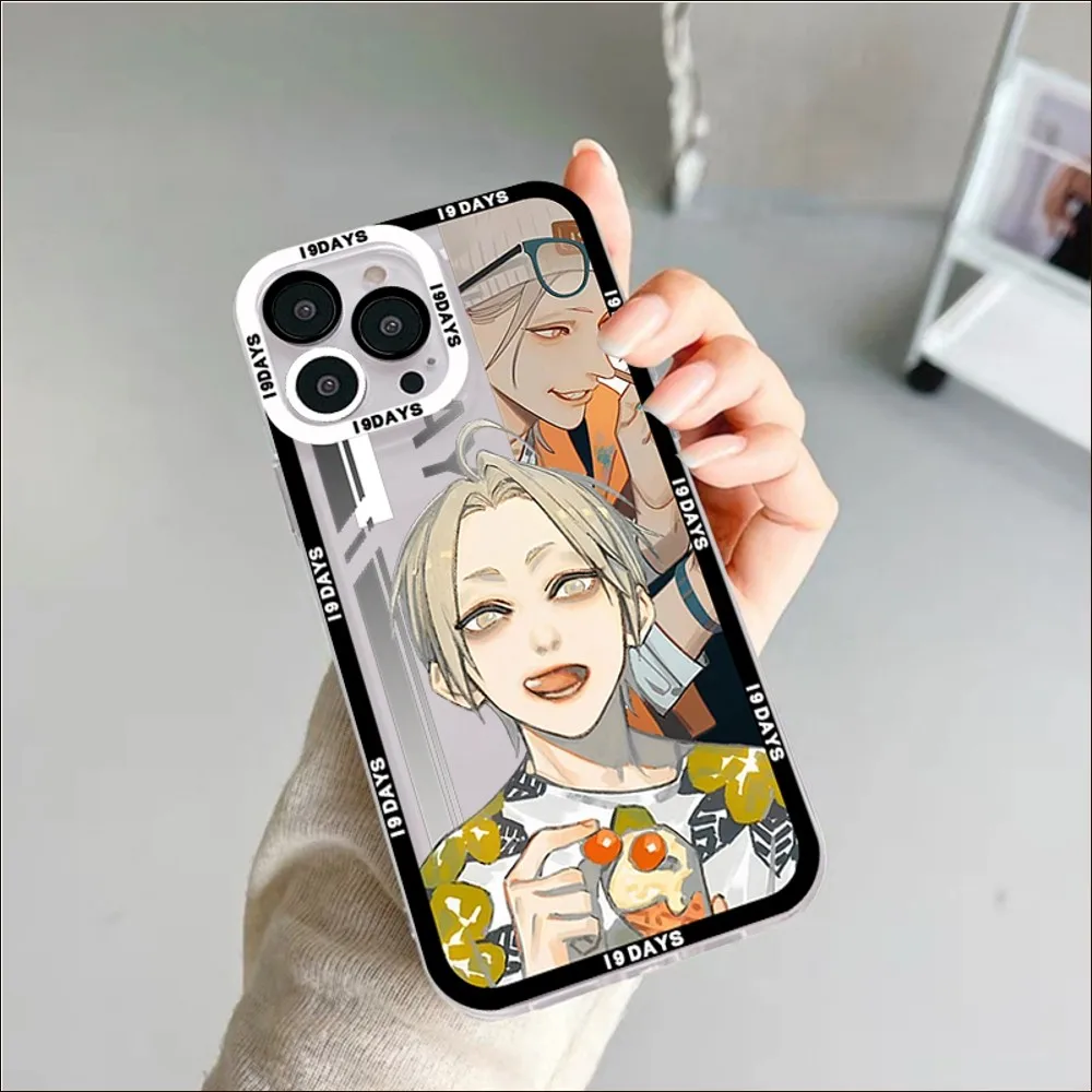 19 days Phone Case Phone Case For iPhone 14 13 12 11 Pro Max Mini X Xs XR 6 7 8 Plus SE 2020 Transparent Case