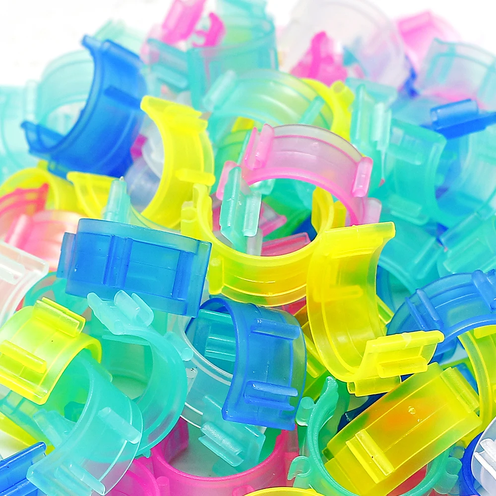 100 قطعة مشبك بكرة بلاستيكية مشبك بكرة الخياطة مع وظيفة قفل الخيط يناسب جميع أحجام البكرة الشهيرة أجزاء الخياطة والأدوات