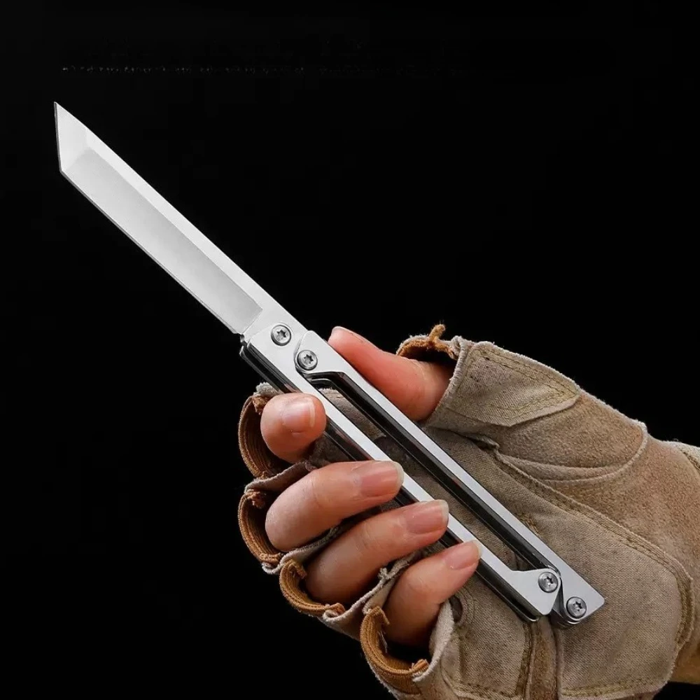 Nouveau Couteau pliant extérieur Camping multifonctionnel Portable haute dureté couteau de survie en milieu sauvage