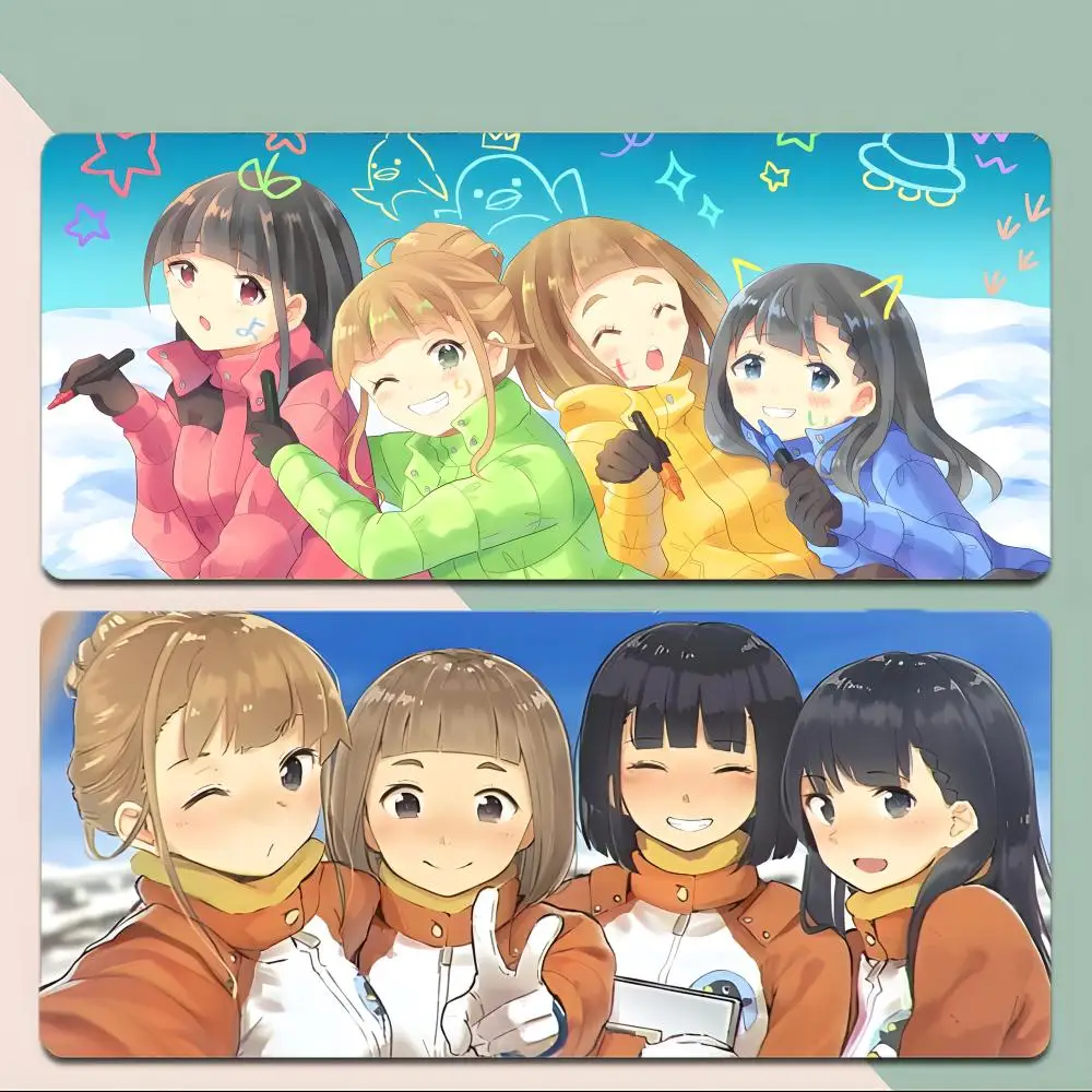 

Warm Inspiring Anime A-A Place Further Than the Universe Mouse Pad Thick Stitched Edge Gaming Mousepad Large Non-Slip Desk Mat