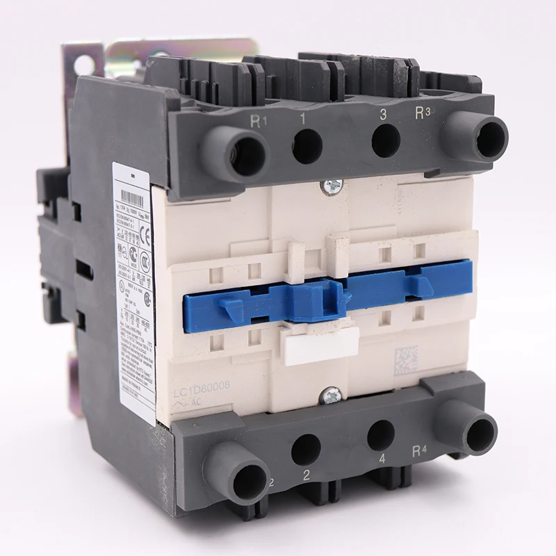 LC1D80008F7 AC electric magnetic Contactor 4P 2NO+2NC LC1-D80008F7 125A 110V AC coil