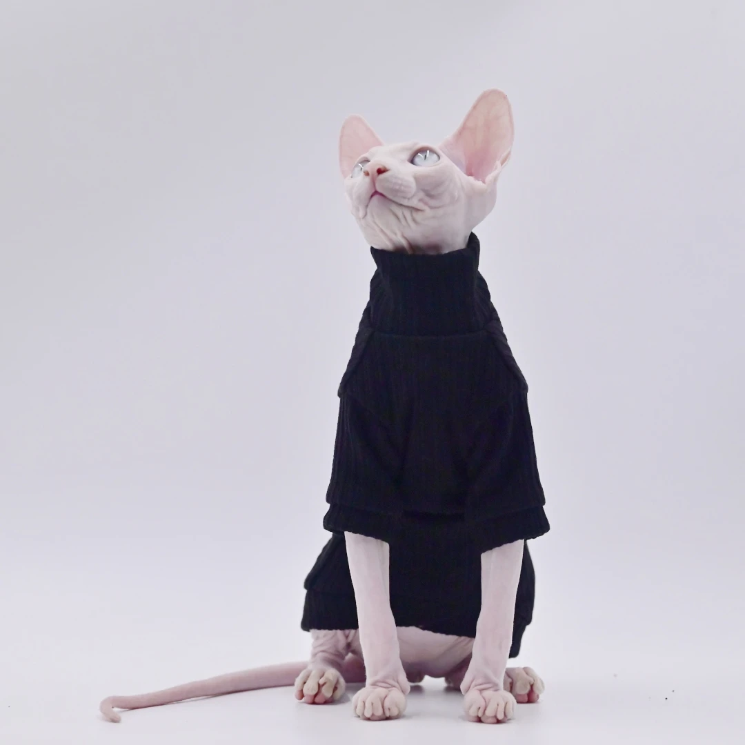 

DUOMASUMI Sphynx, одежда для кошек, свитер, зимняя утепленная одежда для кошек без волос, одежда для кошек Devon, одежда для кошек