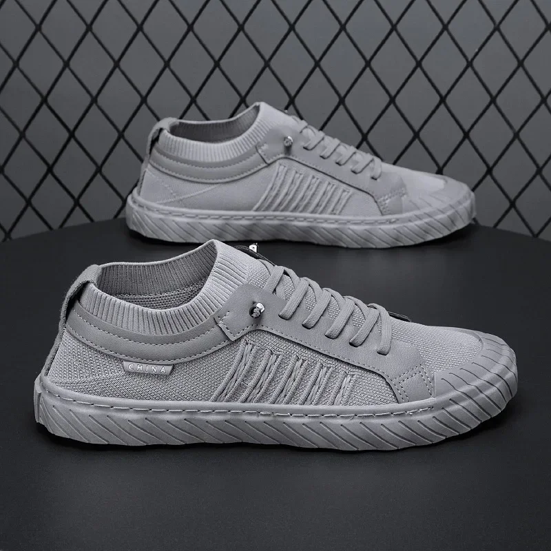 Tenis Masculino Men Casual Shoe Breathable Sports Shoe 2023 New Mesh Flat Men Shoes Light Canvas Shoe Men Vulcanized Shoes Trend