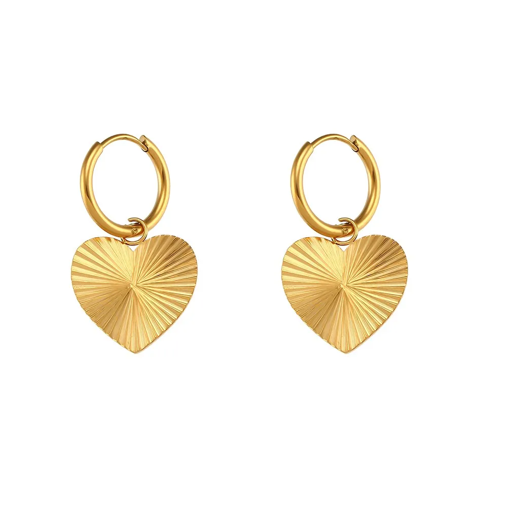 Women's 18K Gold Plated Waterproof Necklace Earring Set