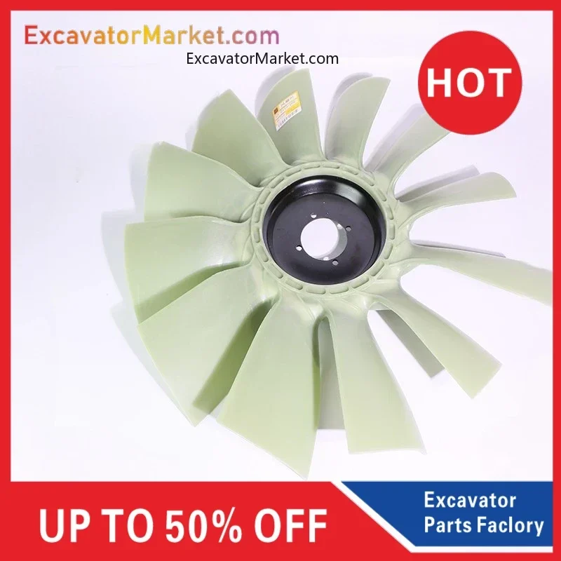 Excavator Parts Excavator Parts For Ec210b/240b/D6d/D6e Engine Fan Blades Radiator Blades