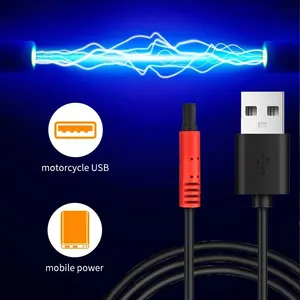 Dashcam motorcycle waterproof, front and rear camera, video recorder, black DVR, night vision box, 2 Main Camera Moto Sales - №5