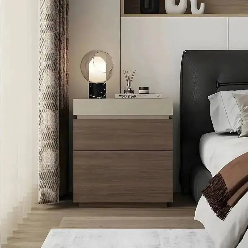 Table Side Table Bedsides Side Nightstands Tables Cabinet Storage Secret compartment with locked bedside table Bedroom Furniture