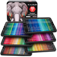 KALOUR 50/72/180Pcs Oil Colored Pencils Set Professional Drawing Color Pencil ForArtist Coloring Sketch Art Supplies