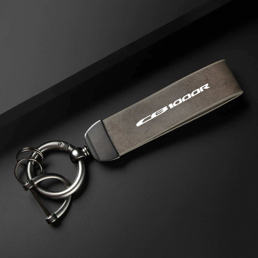 

For Honda CB190R CB650F CB1000R CB1100 Motorcycle Accessories High-Grade leather Keychain Holder Keyring