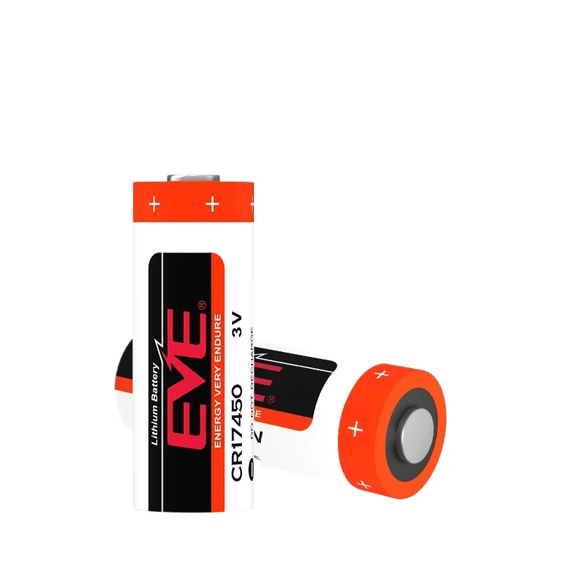 

EVE 2-20PCS CR17450 High Capacity 3.0V 2400mah Cylindrical Batteries 3volt Alarm System Primary Lithium Li-MnO2 Battery