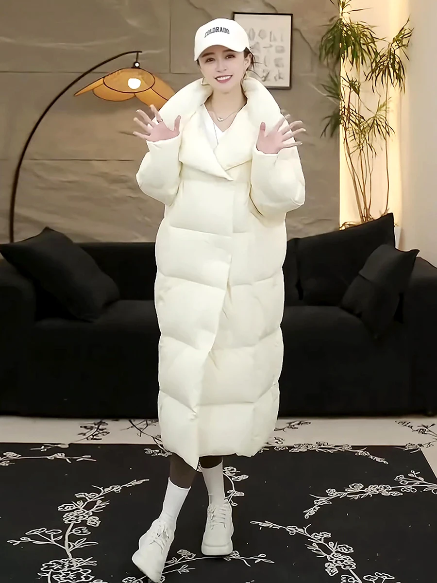 

Модная утепленная женская зимняя куртка с флисовой подкладкой и большим воротником, универсальная, новинка