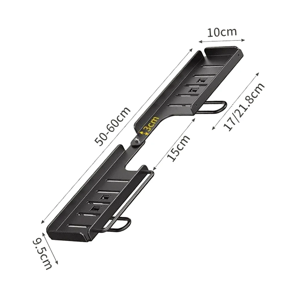 Adjustable Faucet Holder Faucet Shelf No Drill Installation 5.9 Inch Wide Opening 180 Degree Rotation Faucet Shelf