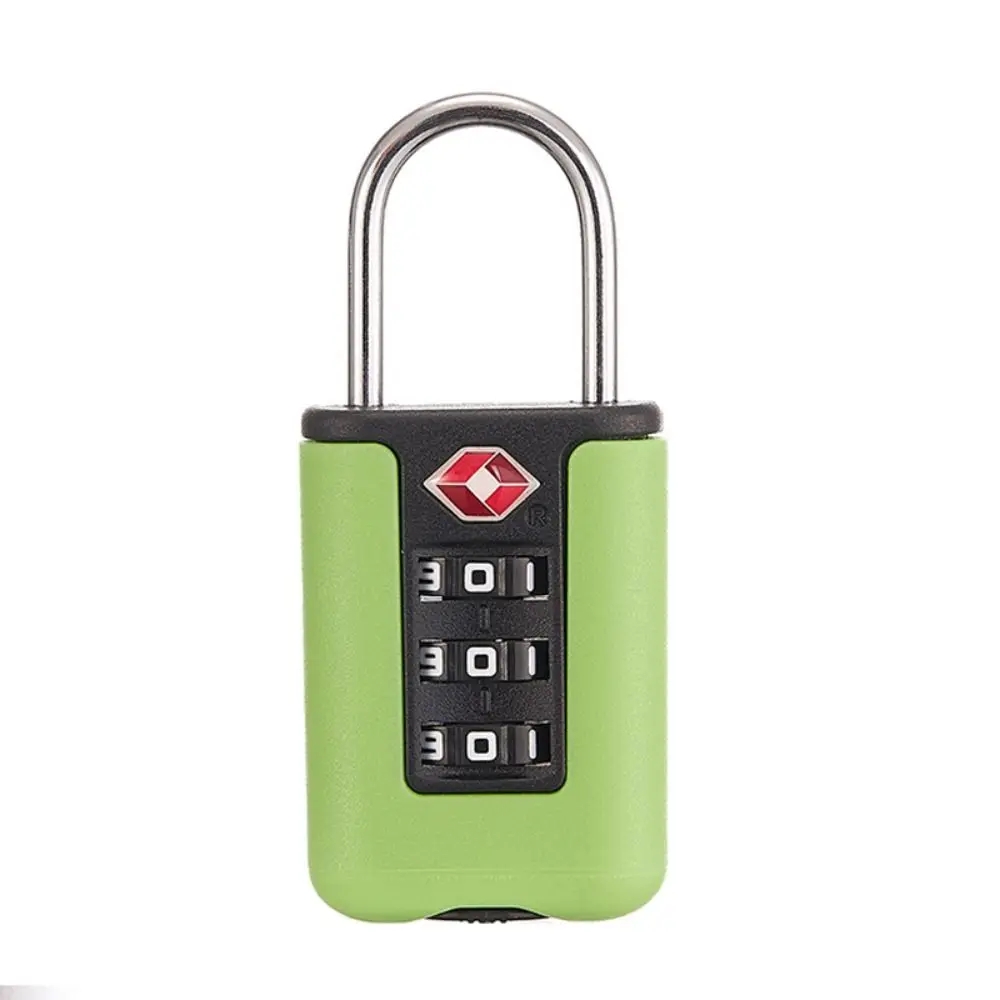 Anti-Theft Security Tool Travel TSA Customs Code Lock 3 Digit Combination Lock Luggage Password Lock Contrast Color Padlock