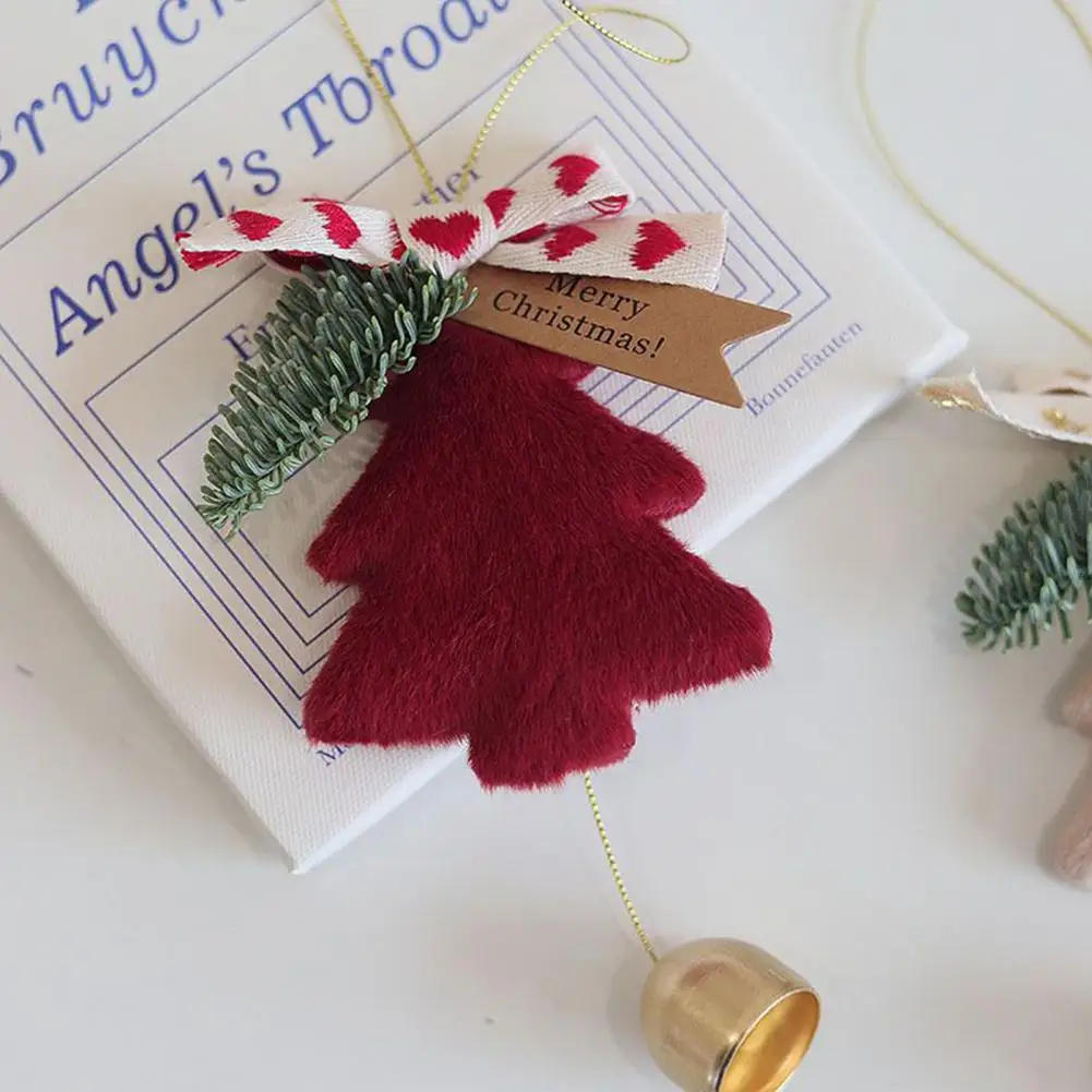 

Christmas Pendant Festive Xmas Tree Bell Pendant Exquisite Bell Hanging Ornament for Home Holiday Merry Christmas Decoration