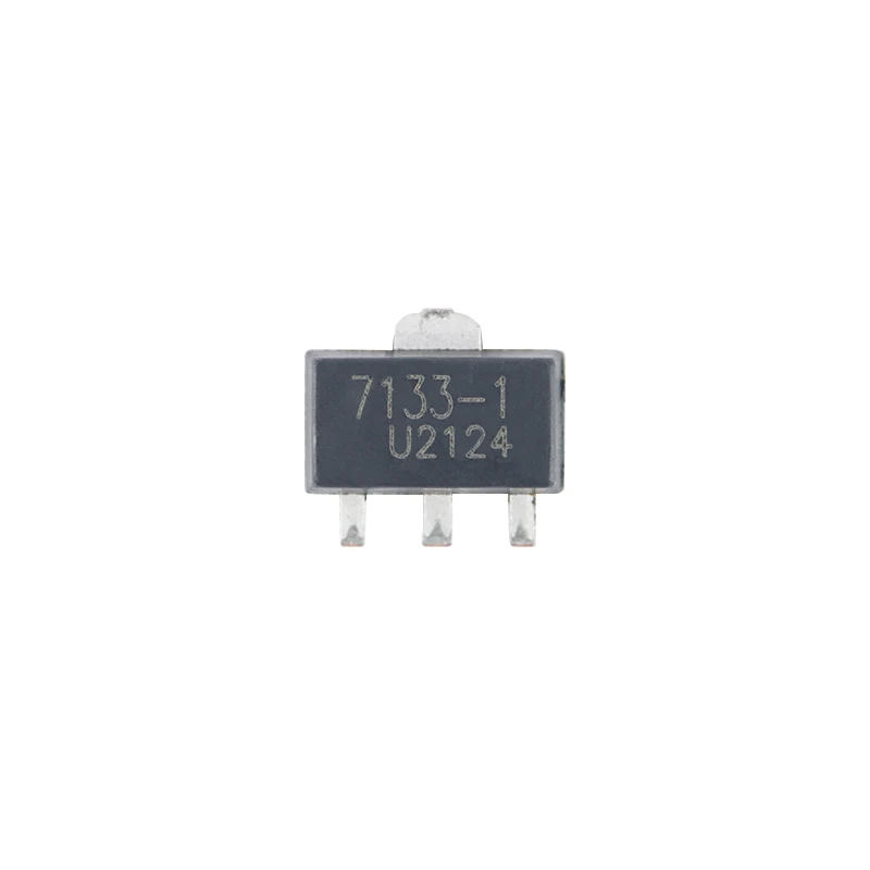 Asli HT7133-1 SOT-89 Output 3.3V/100mA Regulator Tegangan Putus Rendah Chip LDO 10 Buah