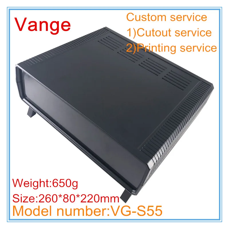 Vange device PCB housing 260*80*220mm ABS plastic project box