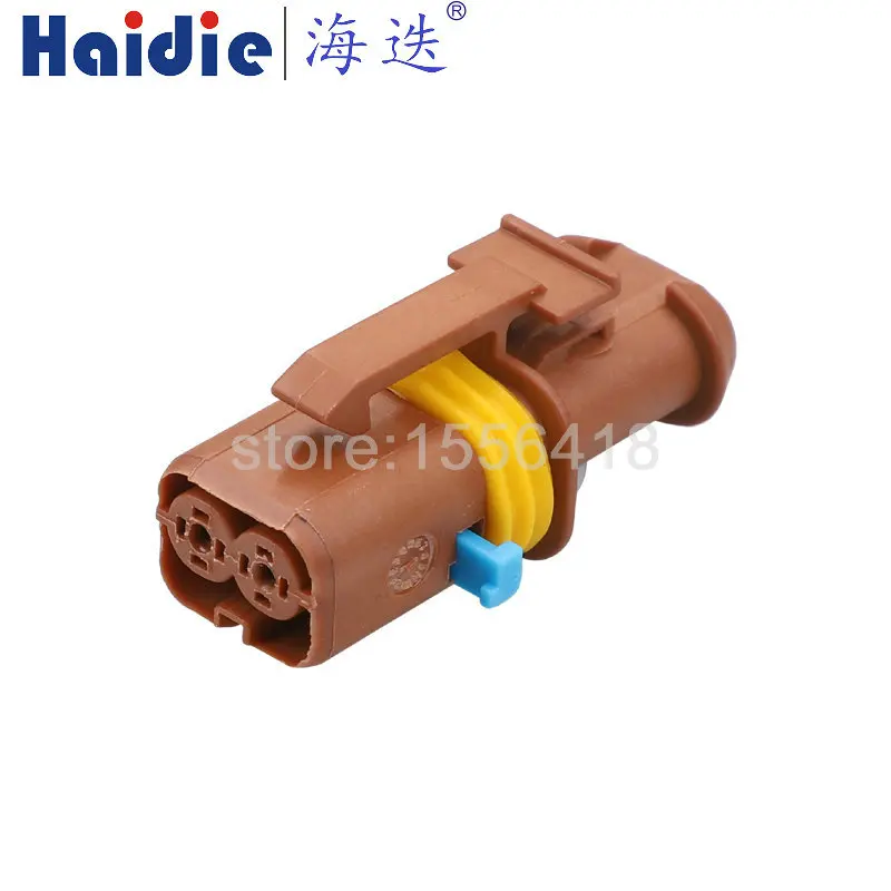 1-20 sets 2 Pins automotive connector 2-hole plastic shell