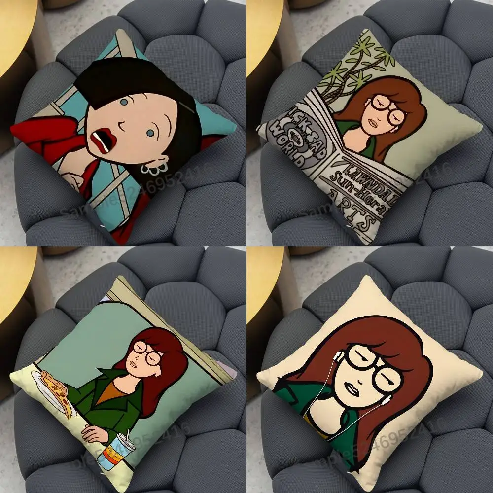 

D-Daria Sick Sad World Pillow Case Cover Square for Decorative Cushion Bed Couch Sofa Classic Style Machine Washable All-Season