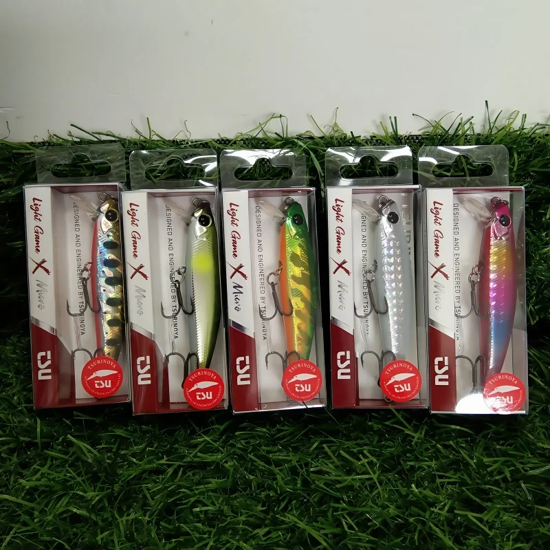 

TSURINOYA 5PCS 71mm 10g INTRUDER 71S Sinking Large Trout Crankbait Fishing Lure Artificial Minnow Hard Baits Pike Bass Plug