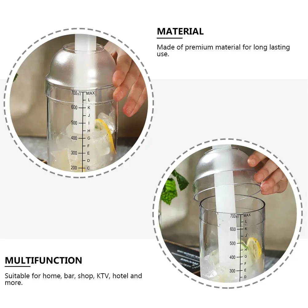 

Splash Proof Cup Covers Clear PC Shaker Lids Smooth Surface Long Lasting Hollow Design For Daily Use Home Bar Hotel Kitchen