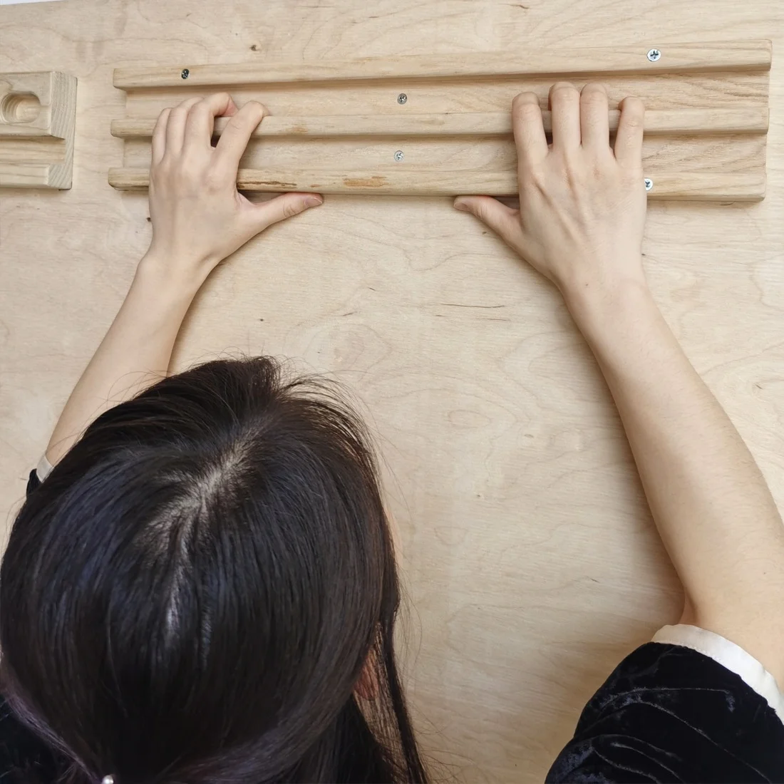 خشب متين تسلق الأصابع أجهزة لياقة بدنية المهنية تسلق أدوات الصالة الرياضية لوحة التدريب المنزلية آلة حاسبة قوة اليد