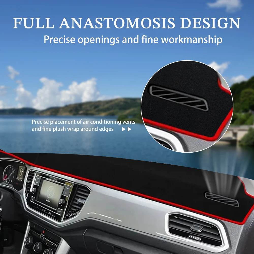 غطاء لوحة سيارة تجنب لوحة مضيئة أداة غطاء منصة حصيرة اكسسوارات السجاد لهوندا سيفيك 2006 2008-2010 #5